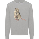 A Potoroo Mens Sweatshirt Jumper Sports Grey