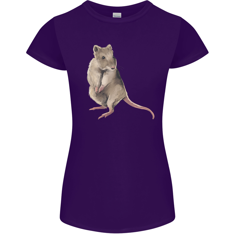 A Potoroo Womens Petite Cut T-Shirt Purple