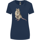 A Potoroo Womens Wider Cut T-Shirt Navy Blue
