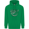 A Pufferfish Puffer Illustration Childrens Kids Hoodie Irish Green