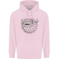 A Pufferfish Puffer Illustration Childrens Kids Hoodie Light Pink