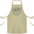 A Pufferfish Puffer Illustration Cotton Apron 100% Organic Khaki
