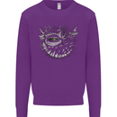A Pufferfish Puffer Illustration Kids Sweatshirt Jumper Purple