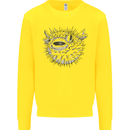 A Pufferfish Puffer Illustration Kids Sweatshirt Jumper Yellow