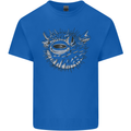 A Pufferfish Puffer Illustration Kids T-Shirt Childrens Royal Blue