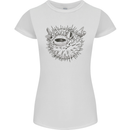 A Pufferfish Puffer Illustration Womens Petite Cut T-Shirt White