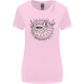 A Pufferfish Puffer Illustration Womens Wider Cut T-Shirt Light Pink