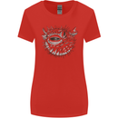 A Pufferfish Puffer Illustration Womens Wider Cut T-Shirt Red