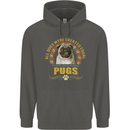 A Pug Dog Childrens Kids Hoodie Storm Grey