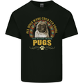 A Pug Dog Kids T-Shirt Childrens Black