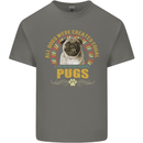 A Pug Dog Kids T-Shirt Childrens Charcoal