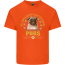 A Pug Dog Kids T-Shirt Childrens Orange