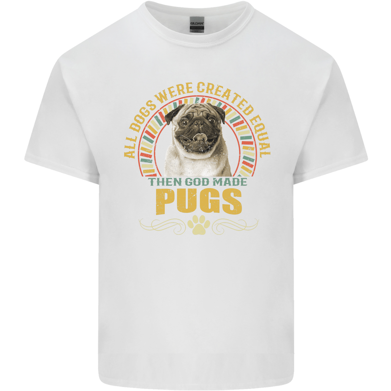 A Pug Dog Kids T-Shirt Childrens White