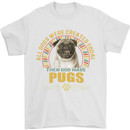 A Pug Dog Mens T-Shirt 100% Cotton White