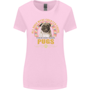 A Pug Dog Womens Wider Cut T-Shirt Light Pink