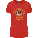 A Pug Dog Womens Wider Cut T-Shirt Red