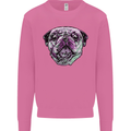 A Pug Face Dog Mens Sweatshirt Jumper Azalea