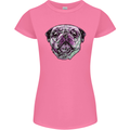 A Pug Face Dog Womens Petite Cut T-Shirt Azalea
