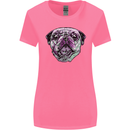 A Pug Face Dog Womens Wider Cut T-Shirt Azalea