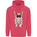 A Pug in a Baby Harness Funny Dog Childrens Kids Hoodie Heliconia
