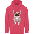 A Pug in a Baby Harness Funny Dog Childrens Kids Hoodie Heliconia