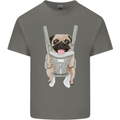 A Pug in a Baby Harness Funny Dog Kids T-Shirt Childrens Charcoal
