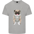 A Pug in a Baby Harness Funny Dog Kids T-Shirt Childrens Sports Grey