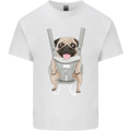 A Pug in a Baby Harness Funny Dog Mens Cotton T-Shirt Tee Top White