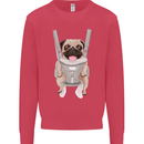 A Pug in a Baby Harness Funny Dog Mens Sweatshirt Jumper Heliconia