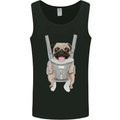 A Pug in a Baby Harness Funny Dog Mens Vest Tank Top Black