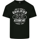 A Qualified Accountant Looks Like Mens Cotton T-Shirt Tee Top Black