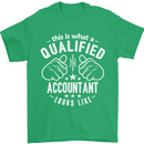 A Qualified Accountant Looks Like Mens T-Shirt Cotton Gildan Irish Green