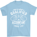 A Qualified Accountant Looks Like Mens T-Shirt Cotton Gildan Light Blue