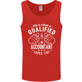 A Qualified Accountant Looks Like Mens Vest Tank Top Red