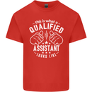A Qualified Assistant Looks Like Mens Cotton T-Shirt Tee Top Red