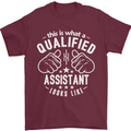 A Qualified Assistant Looks Like Mens T-Shirt Cotton Gildan Maroon
