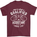 A Qualified Assistant Looks Like Mens T-Shirt Cotton Gildan Maroon