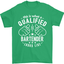 A Qualified Bartender Looks Like Mens T-Shirt Cotton Gildan Irish Green