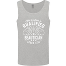 A Qualified Beautician Looks Like Mens Vest Tank Top Sports Grey