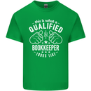 A Qualified Bookkeeper Looks Like Mens Cotton T-Shirt Tee Top Irish Green