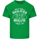 A Qualified Bricklayer Looks Like Mens Cotton T-Shirt Tee Top Irish Green
