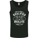 A Qualified Bricklayer Looks Like Mens Vest Tank Top Black