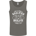 A Qualified Bricklayer Looks Like Mens Vest Tank Top Charcoal