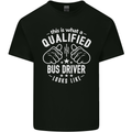 A Qualified Bus Driver Looks Like Mens Cotton T-Shirt Tee Top Black