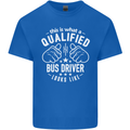 A Qualified Bus Driver Looks Like Mens Cotton T-Shirt Tee Top Royal Blue