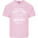 A Qualified Chiropodist Looks Like Mens Cotton T-Shirt Tee Top Light Pink