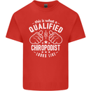 A Qualified Chiropodist Looks Like Mens Cotton T-Shirt Tee Top Red
