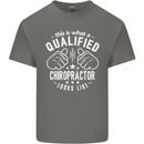 A Qualified Chiropractor Looks Like Mens Cotton T-Shirt Tee Top Charcoal