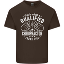 A Qualified Chiropractor Looks Like Mens Cotton T-Shirt Tee Top Dark Chocolate