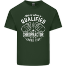 A Qualified Chiropractor Looks Like Mens Cotton T-Shirt Tee Top Forest Green